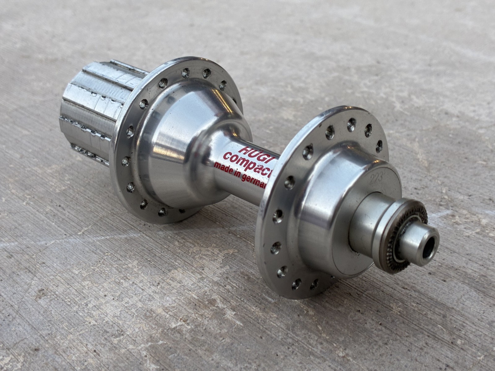 Hugi Compact QR Rear Hub | 32-hole / 130 OLD / EXC / Made in Germany