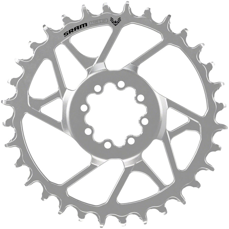 SRAM Eagle 90 T-Type Direct Mount Chainring – 30t, 12-Speed, 8-Bolt Direct
