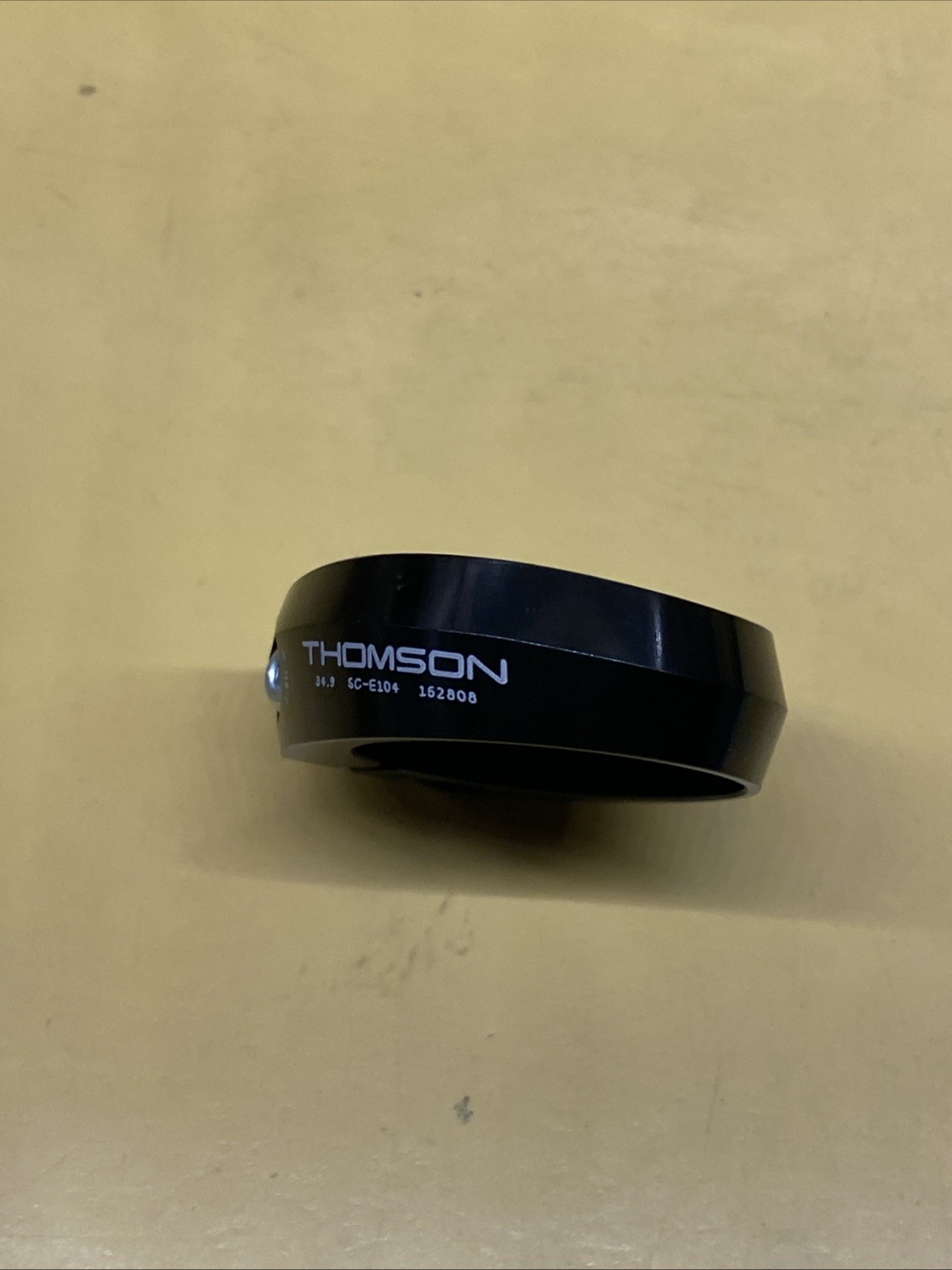 Black Thomson 34.9 Bolt-on Seatpost Clamp