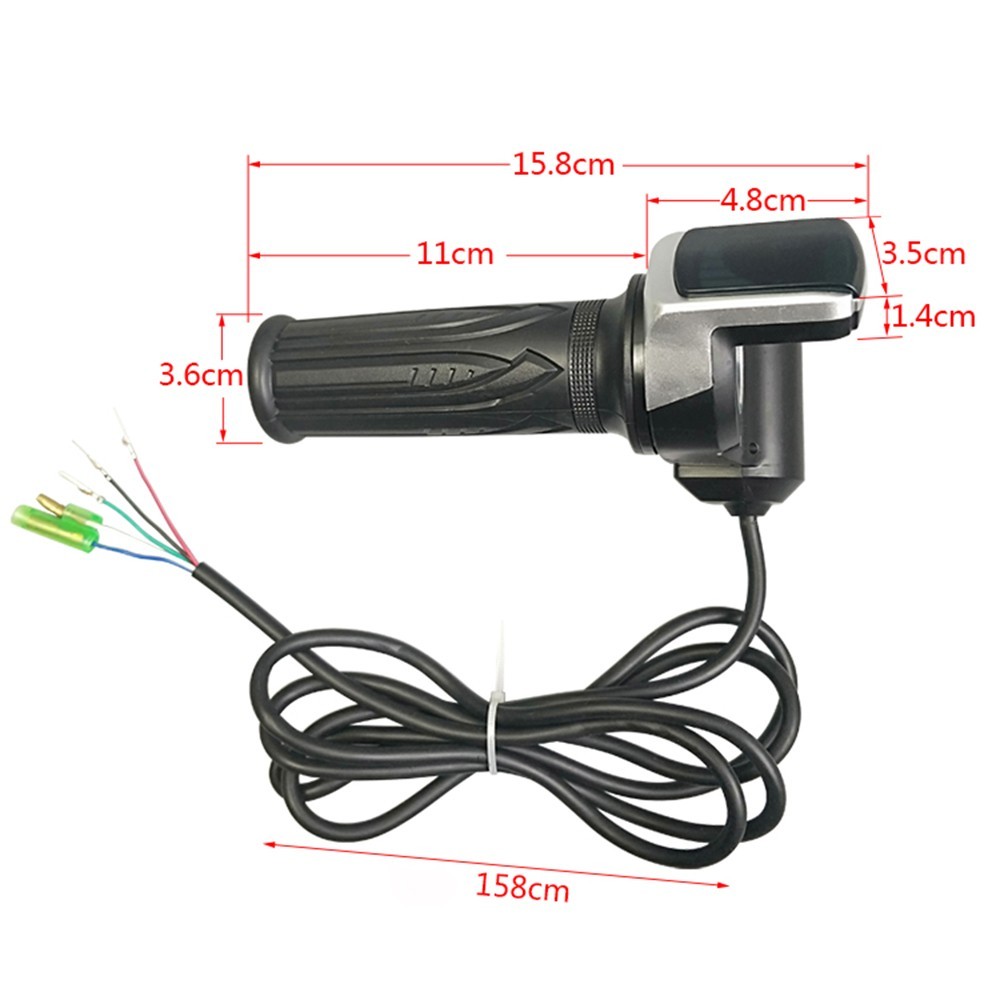 Throttle Grip Starter Metal Plastic Speed Shifter Power Indicator Sports