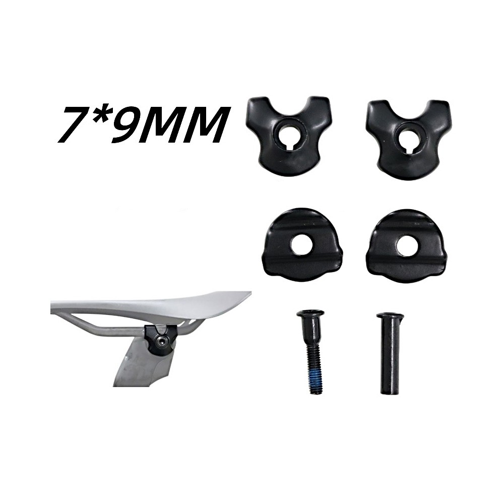 Bike Seatpost Clamp For Carbon Saddle Rails 7×9 7x7mm Bicycle Oval/Round Clip