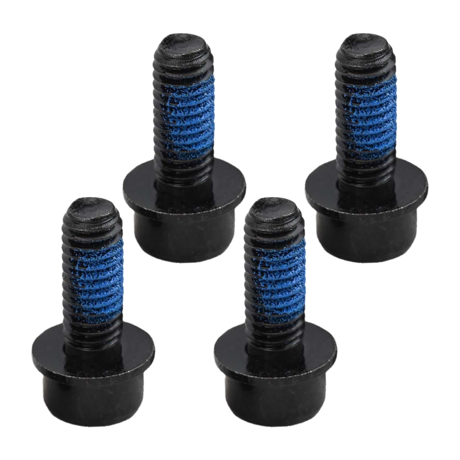High Carbon Steel Brake Caliper Fix Screws Set of 4 M6*18mm Black Long lasting
