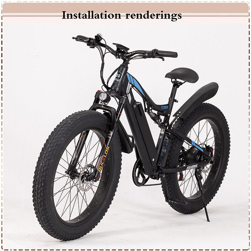 26*4.0 inch MTB Fat Bike Air Suspension Fork 1-1/8 Threadless Disc Brake Fork QR
