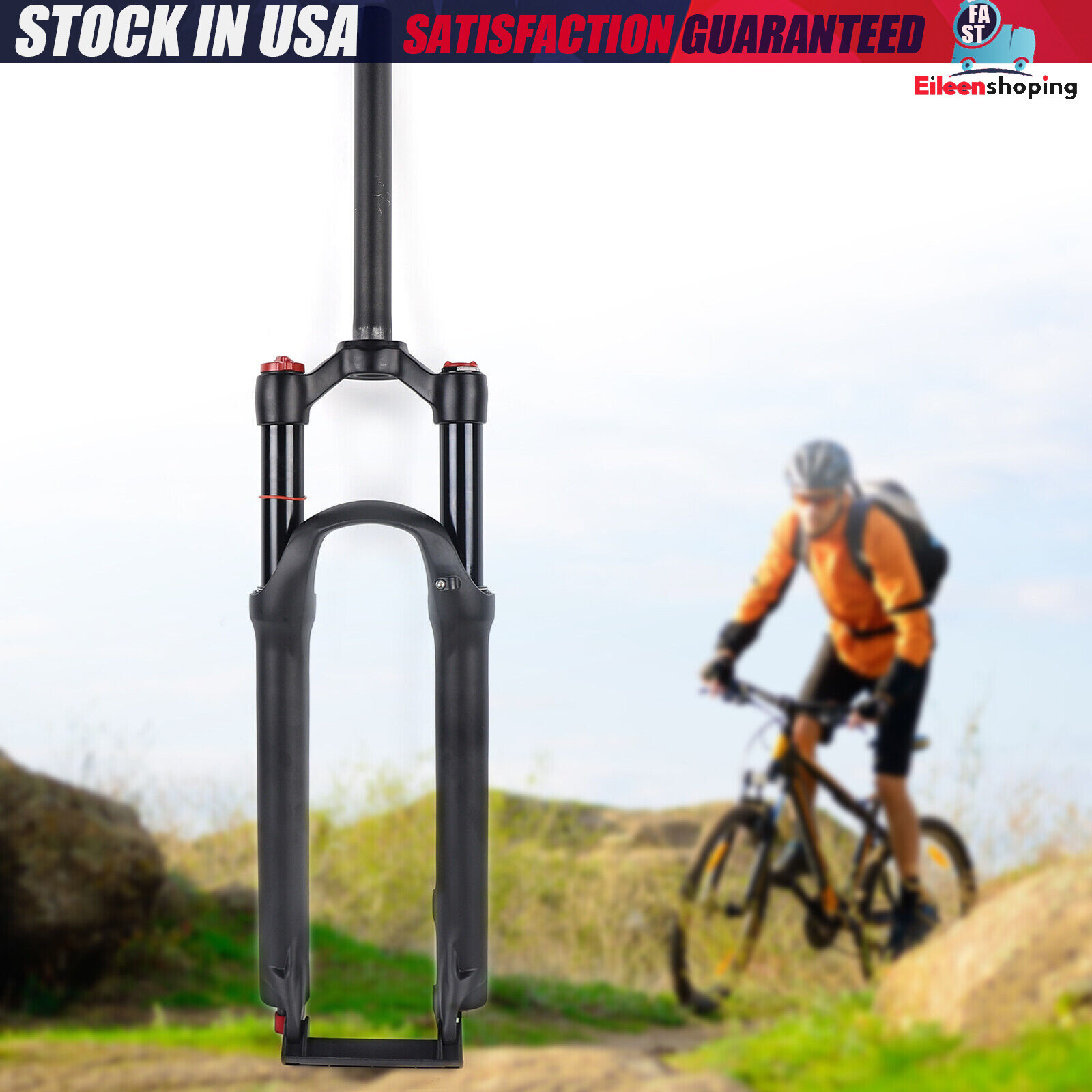 26 Inch Front Forks Shock Absorber Mountain Dirt Pit Bike Bicycle Brake System