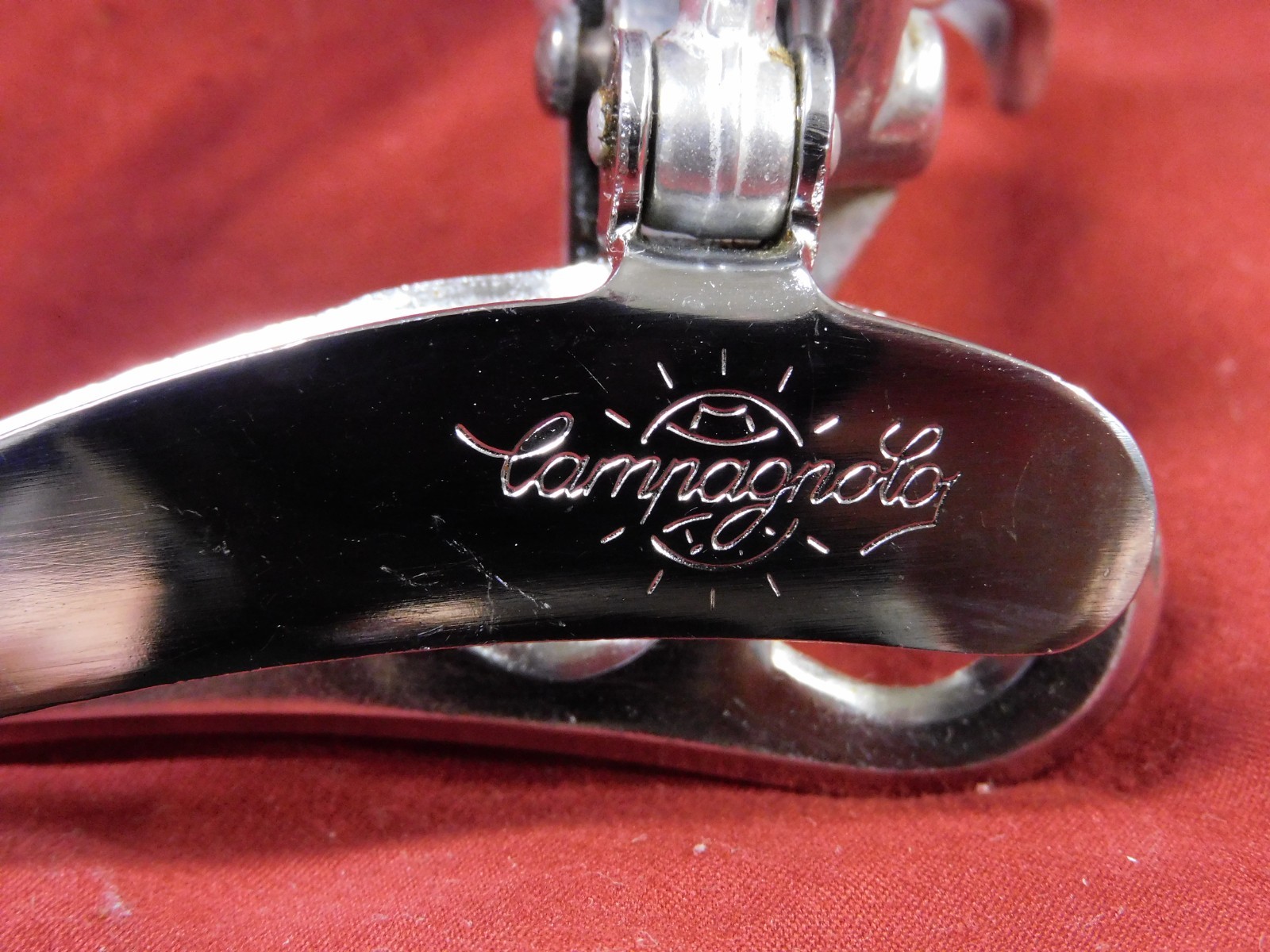 Mint Early 70’s Campagnolo Nuovo Record 1052 Front Derailleur 28.6 mm Clamp-on