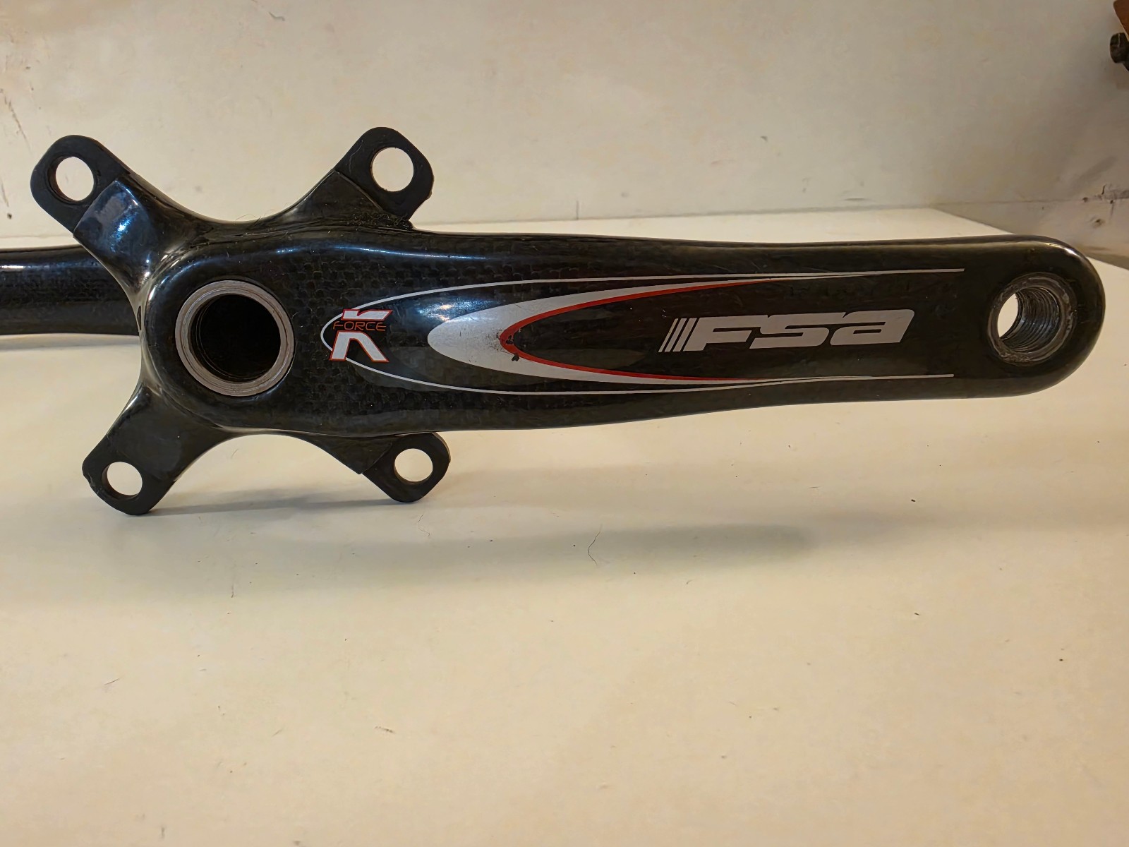 FSA K Force Carbon Fiber Cranks….4 Hole….90 BCD….Triple….175mm