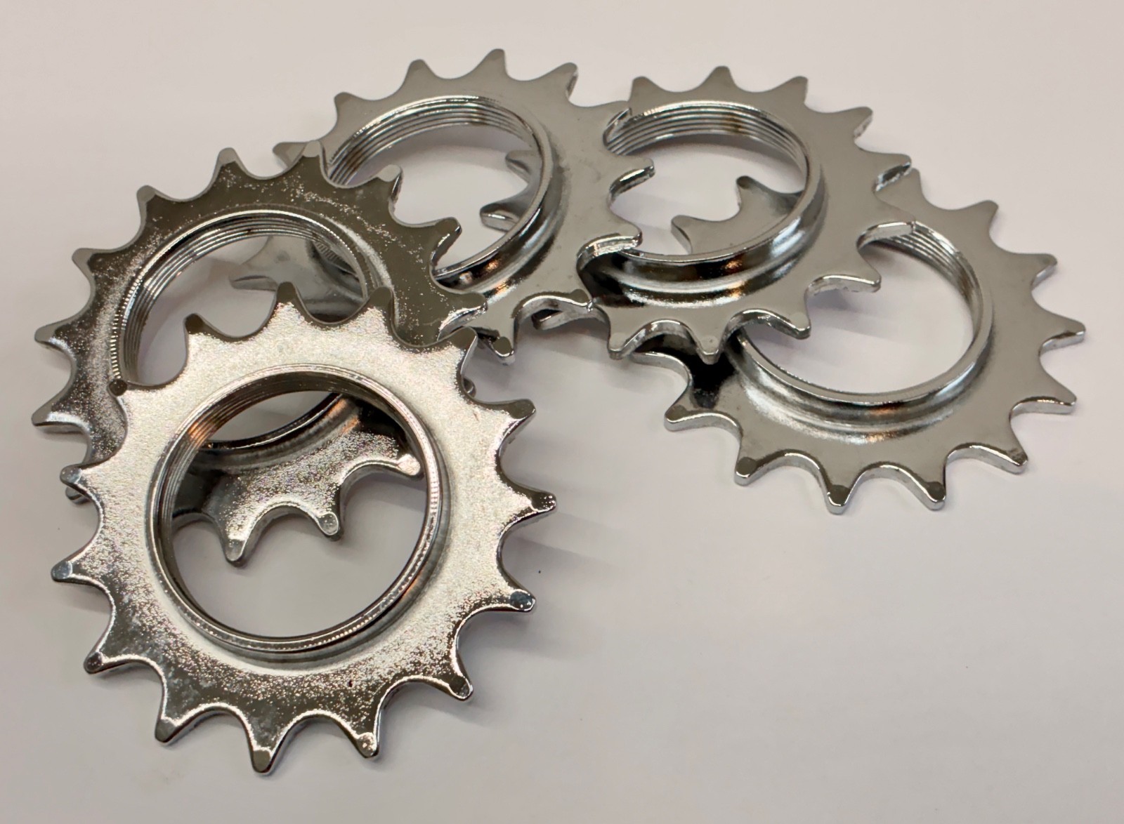 New 15t 1/8″ Fixed Gear Cog • Fixie Track Pista • Polished Chrome Silver