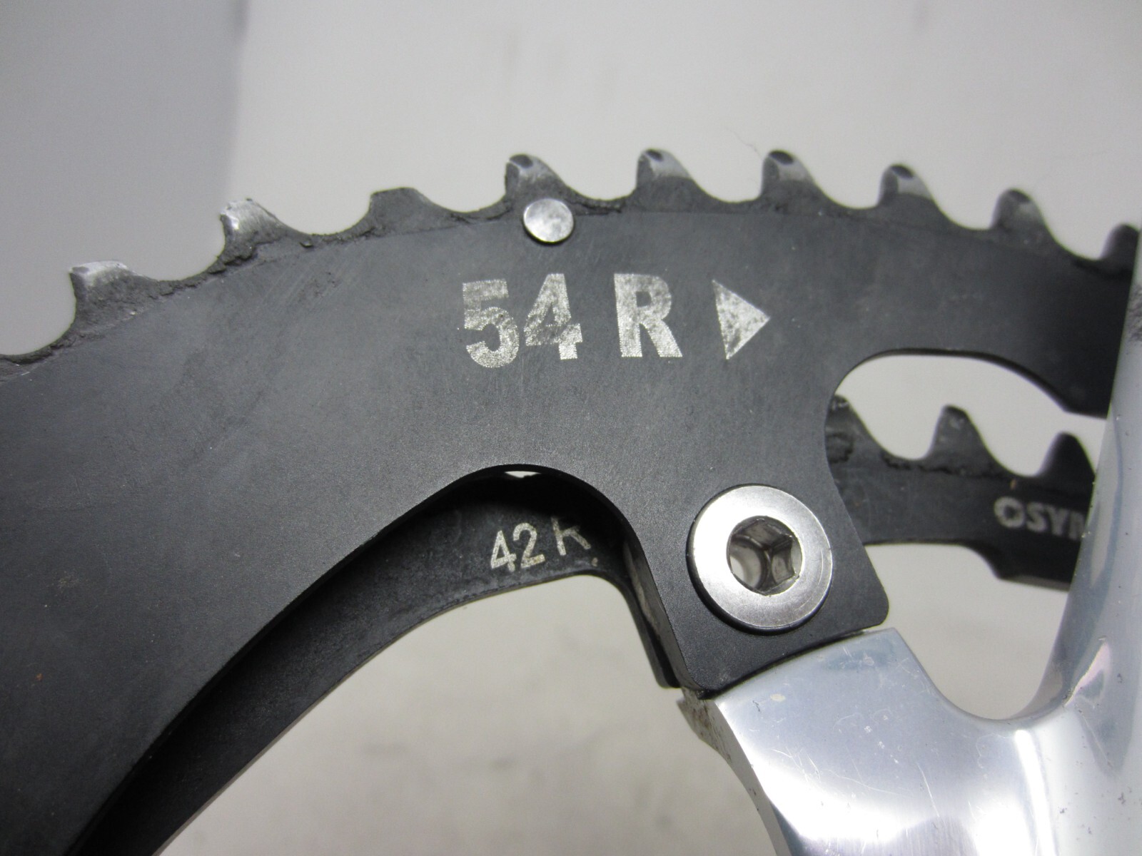 Shimano Dura Ace FC-7700 172.5 Long Crankset W/ 54/42T Osymetric Chainrings