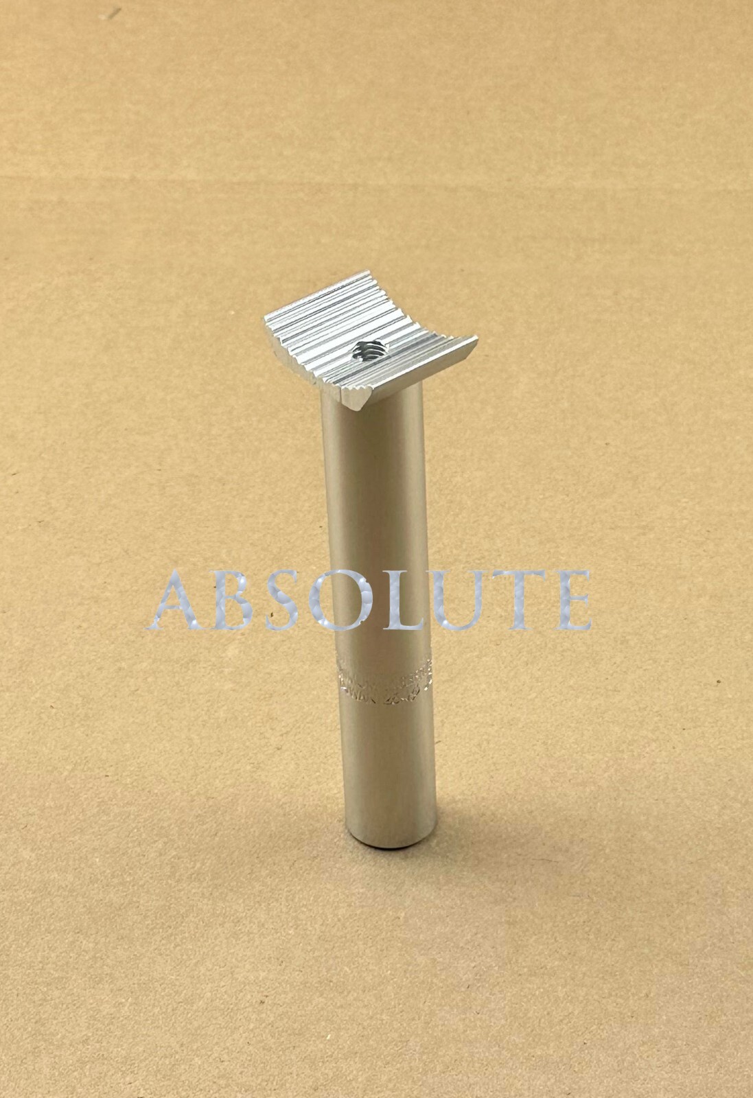 ALLOY BICYCLE PIVOTAL SEATPOST 25.4 X 150MM LONG IN SILVER