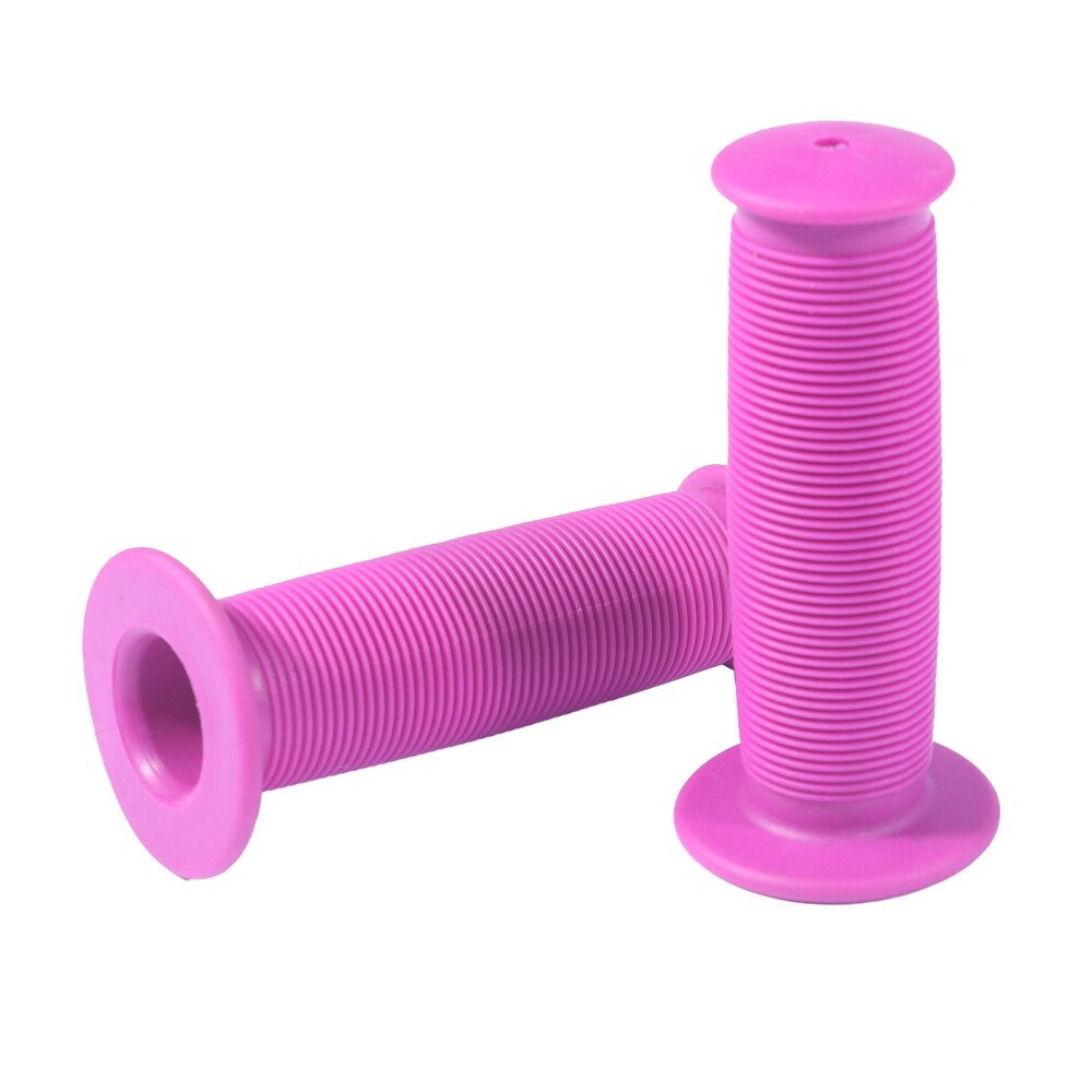 Pair Soft Rubber Handlebar Hand Grip Cover For Electric Bike Motocycle Rose Red