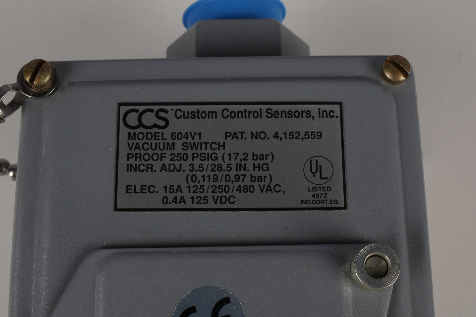 CCS 604V1 (PRESSURE SWITCH) – 6 months warranty