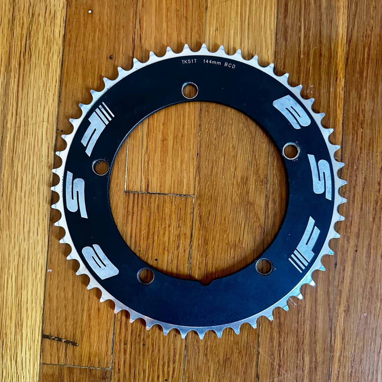 FSA TK51T Track Chainring 50T 144mm BCD 1/8 Fixed Gear Velodrome Black