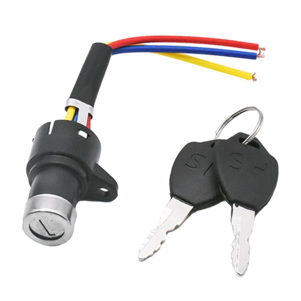 E-Bike Ignition Key E-Bike Lock Easy To Use New 3 Wire Easy To Install