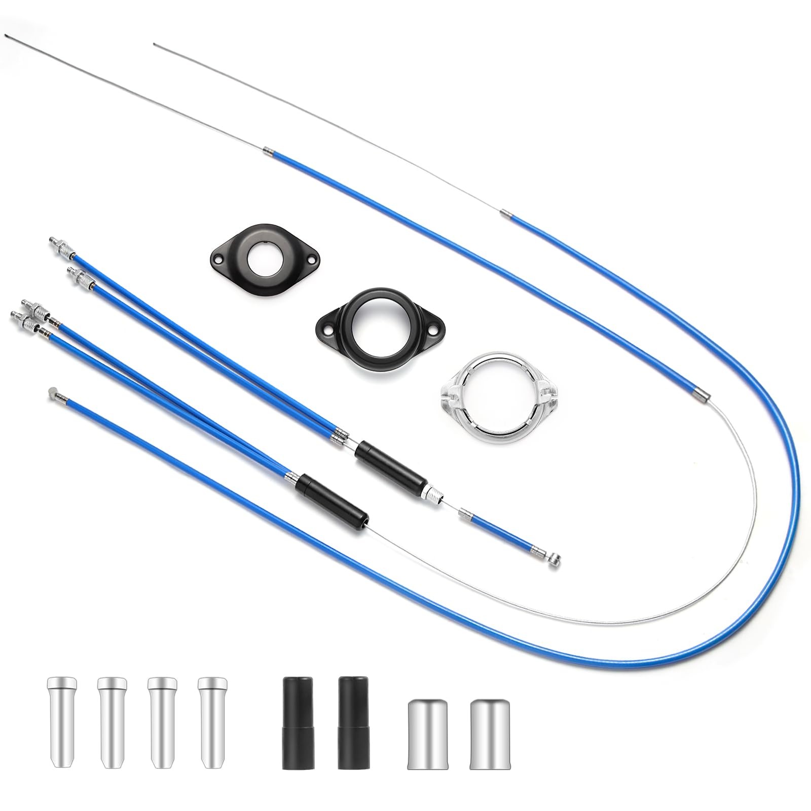 Gionfe BMX Bike Gyro Brake Cables Kit – 1 Set As shown in the figure, blue