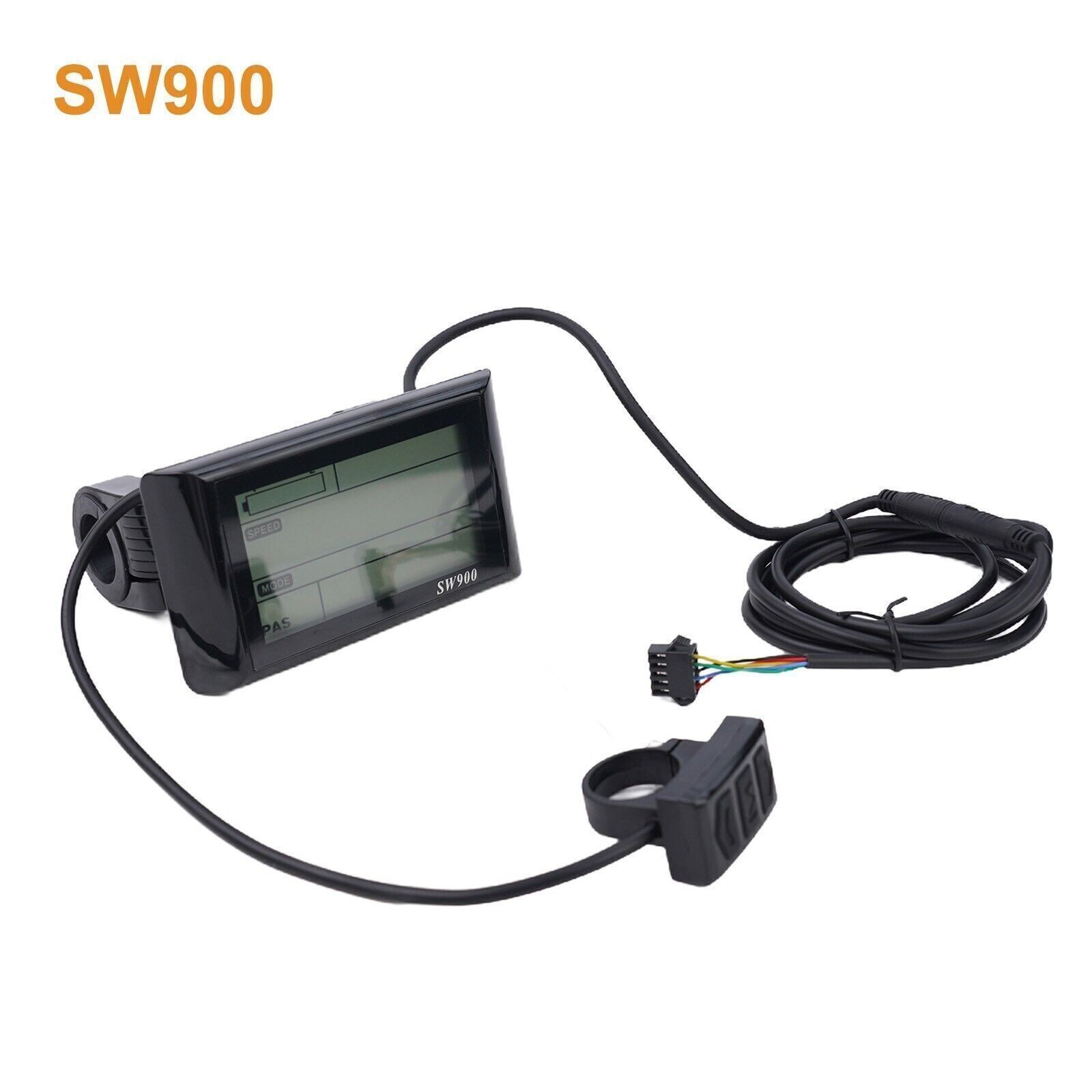 SW900 LCD Display Meter Control Panel 24-72V E-Bike Electric-Bicycle Scooter