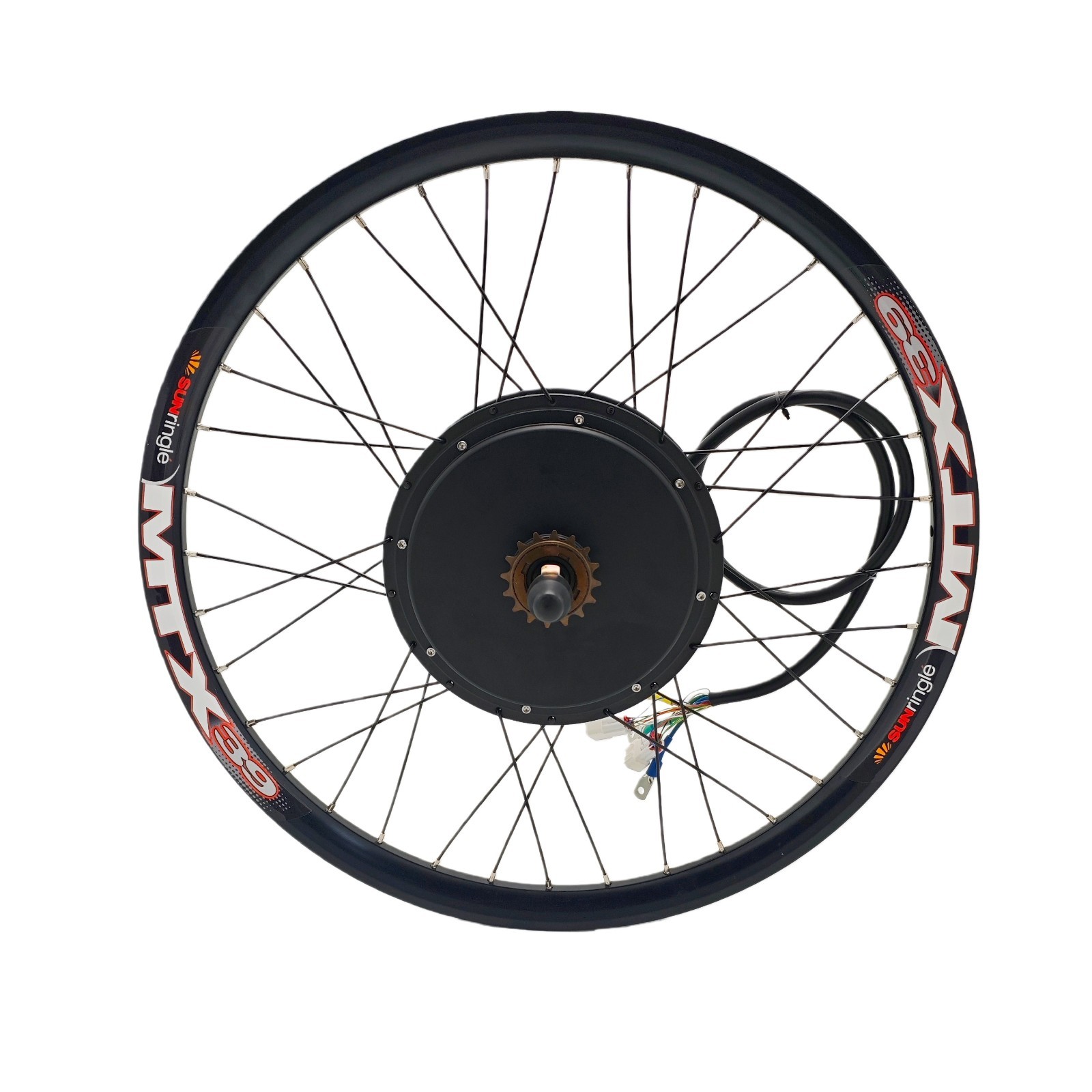72V 5000W 26″/27.5″/29″MTX39 Rim Ebike Rear Motor Wheel kit with Sabvoton 100A
