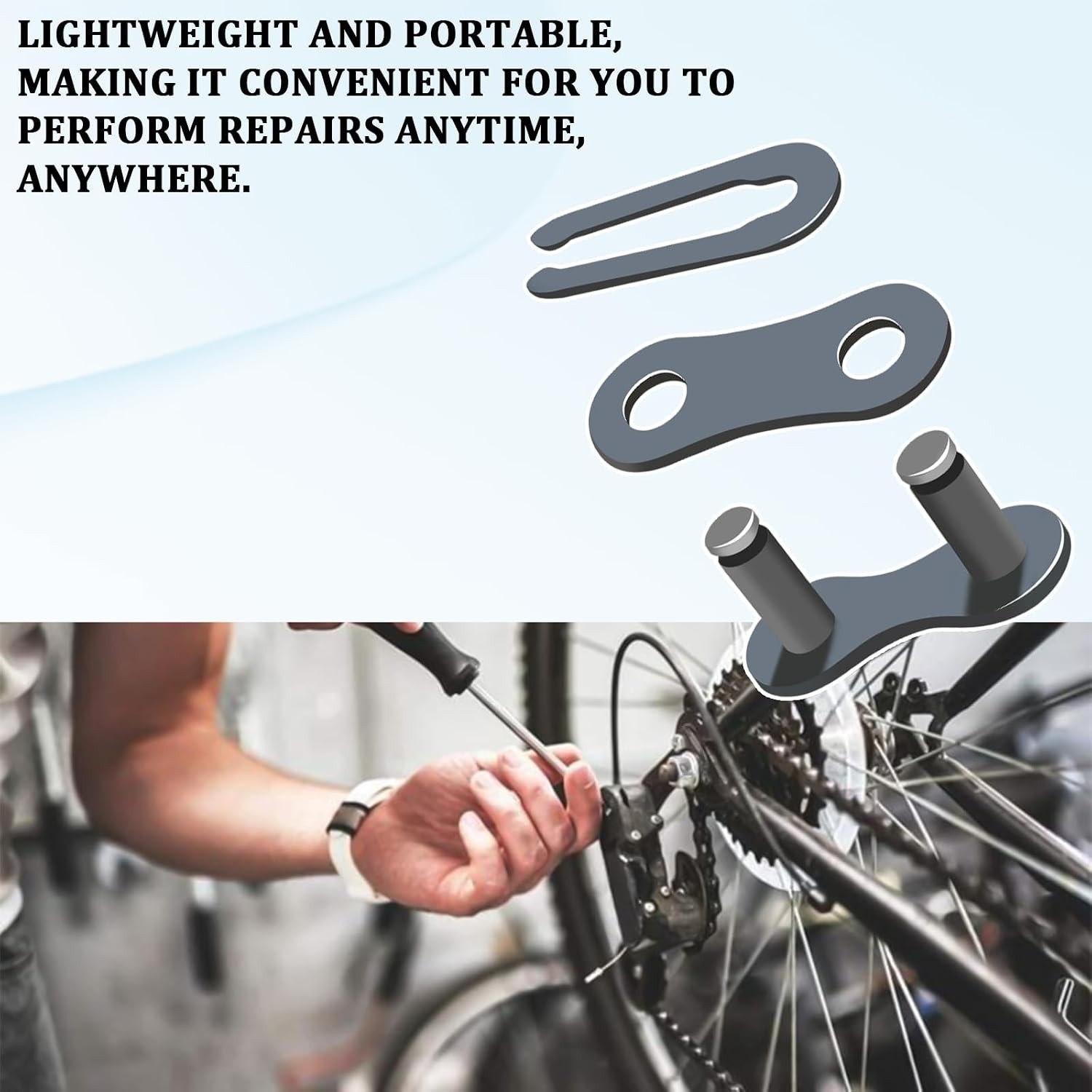 10 Pairs Bike Chain Master Link for Bicycle Missing Chain Link, Single Speed …