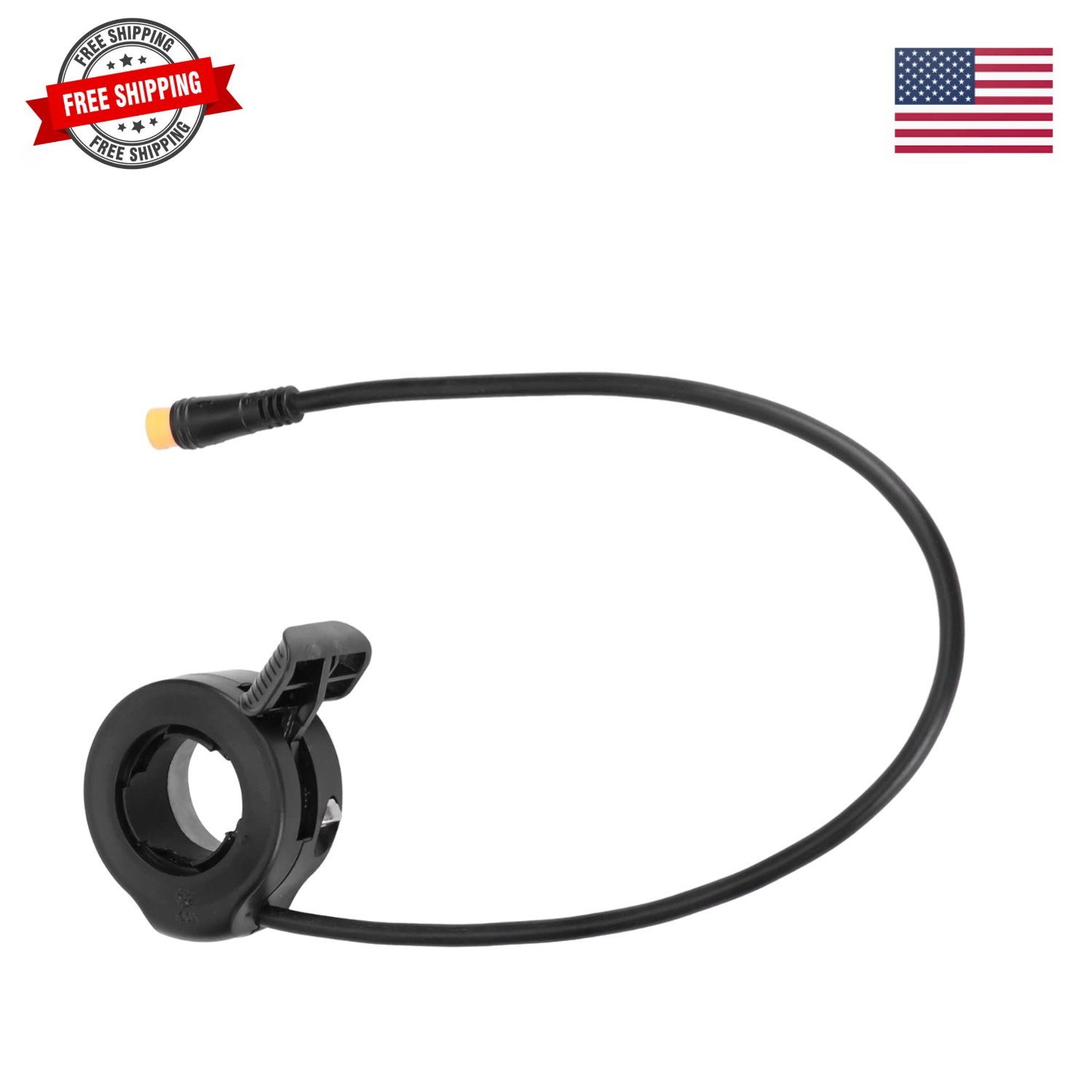 Thumb Throttle Ebike, Electric Bike Thumb Throttle with Male Connector, Water…