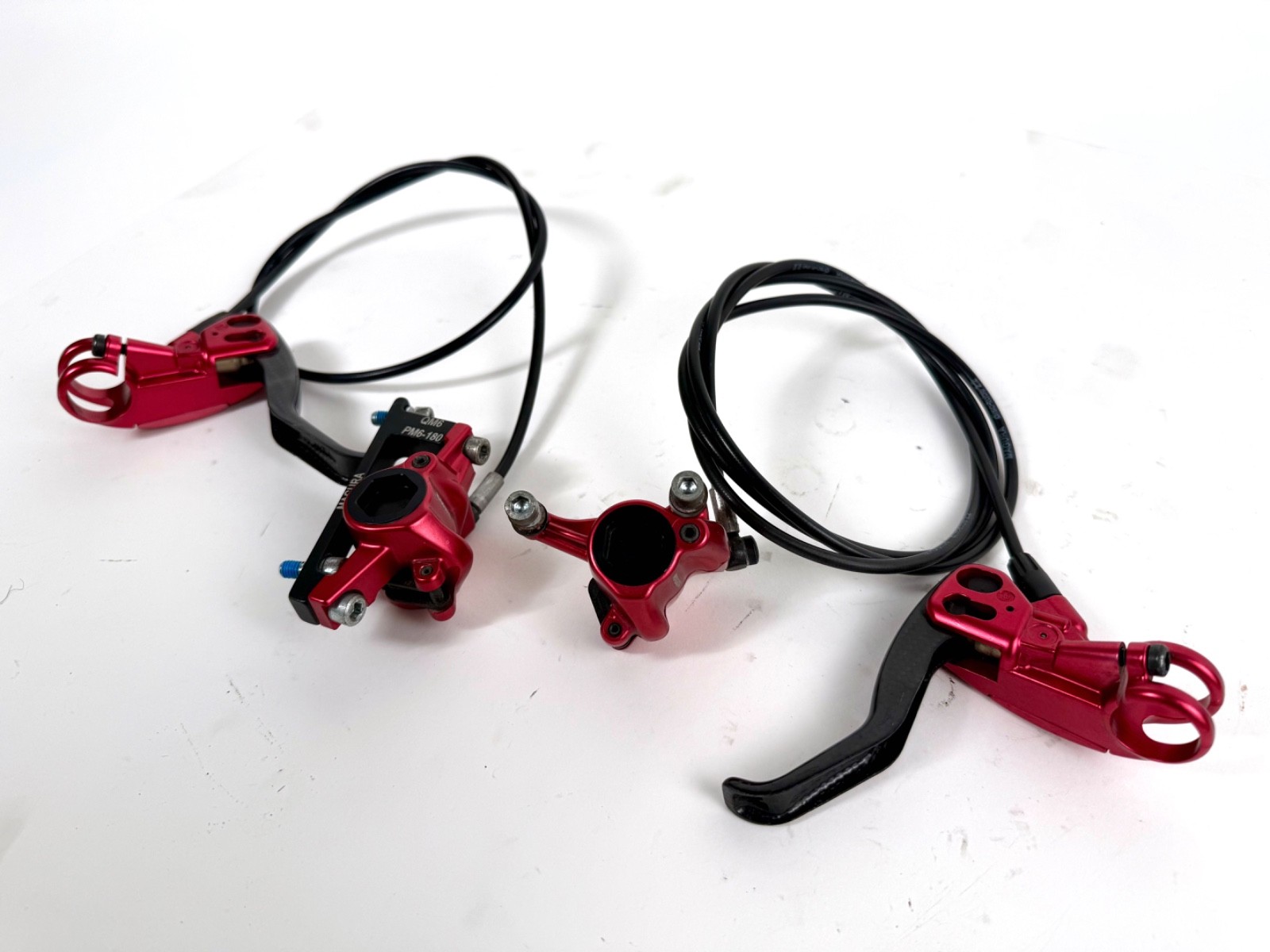 Magura Marta SL Hydraulic MTB Disc Brakes – Carbon Levers w/ rotors Vintage XC
