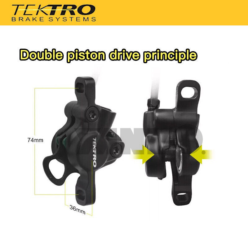 Tektro AURIGA HD-E500 E-bike Power 2pin Control Hydraulic Brake Set With Adapter