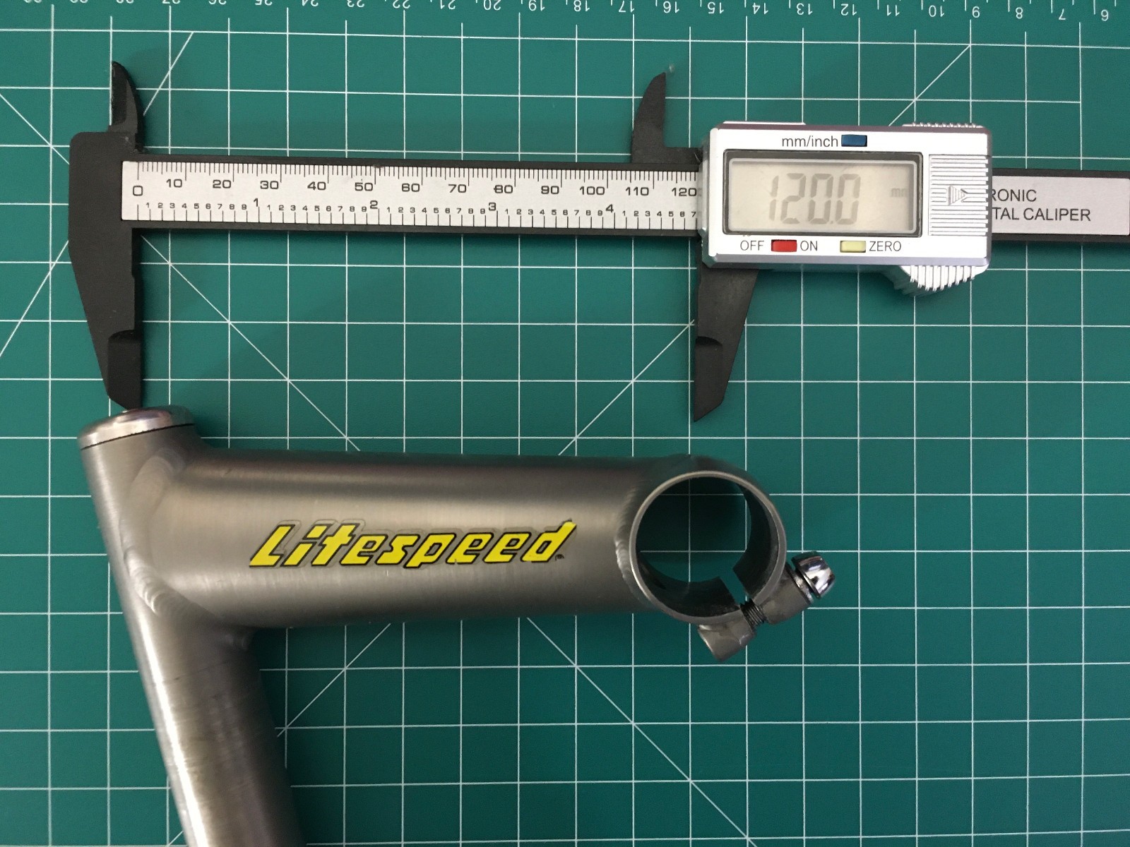LITESPEED 1″ Titanium Quill Stem Ti 120.0mm Length 26.0mm Clamp 22.2 Vintage