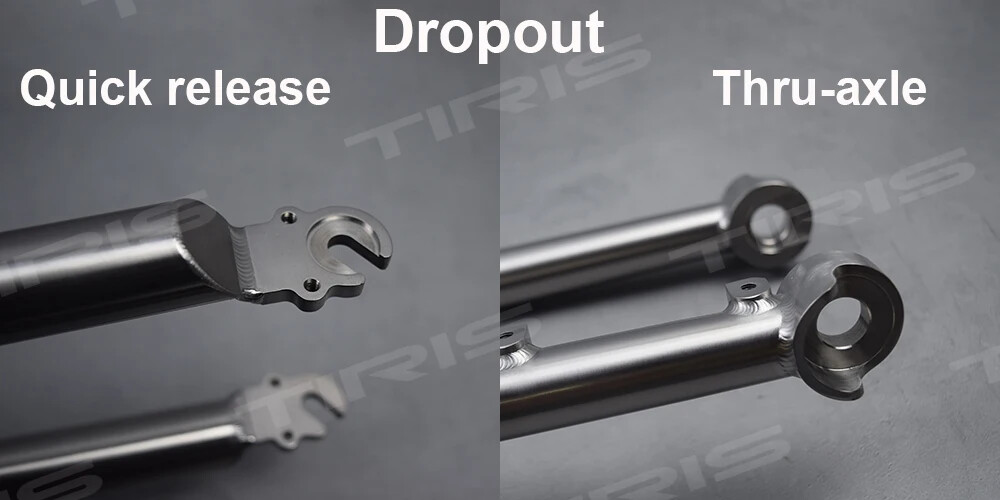 TIRIS Titanium Road Bicycle Front Fork for Gravel Bike Parts Accessories