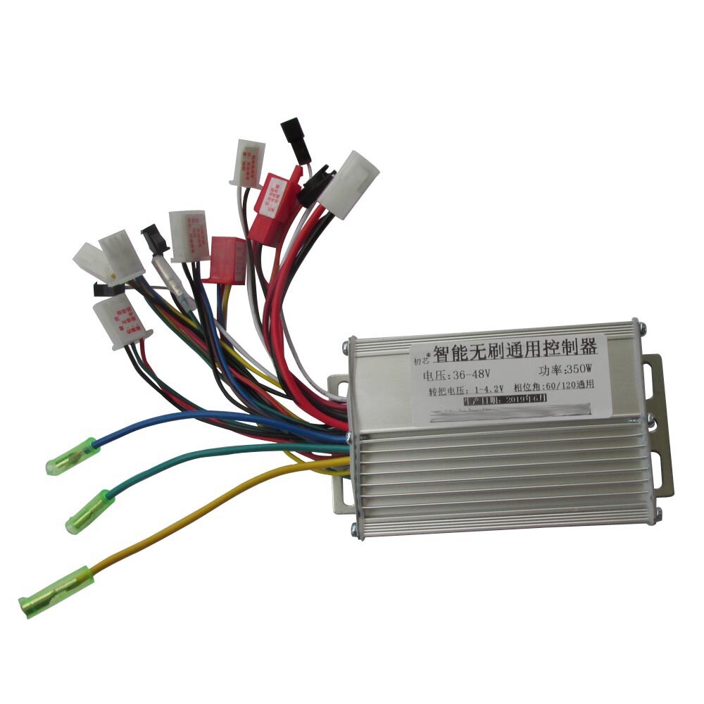 350W Brushless DC Motor Controller For Electric Bicycle E-bike Scooter 36V/48V
