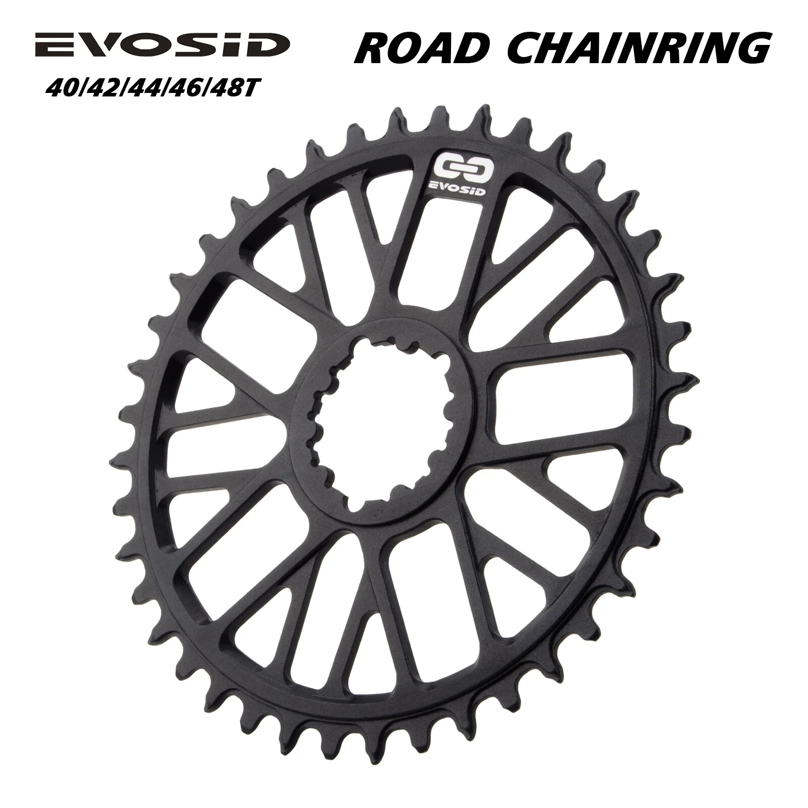 Gravel Fold Road Bike Chainring 40T 42T 44T 46T 48T Crown Narrow Wide Chainwheel