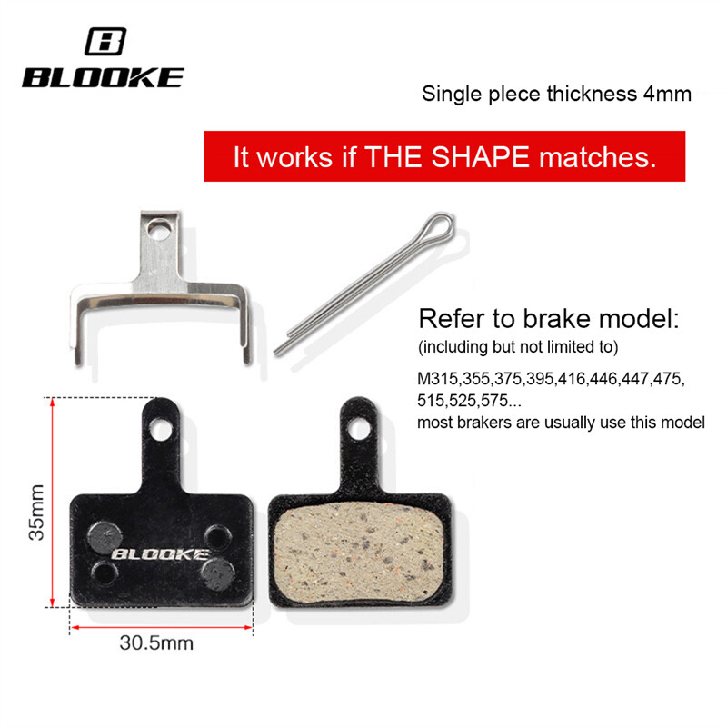 10 Pair Brake pads Resin Disc Brake Pads for Shimano B01S MTB MT200 M315 M355