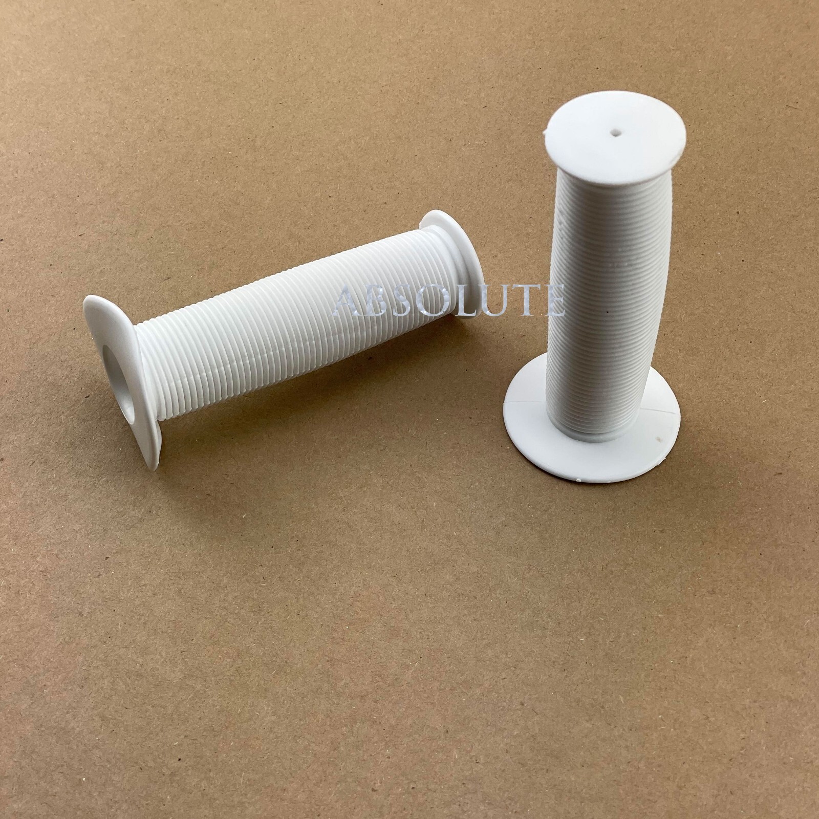OLD SCHOOL WHITE BMX BIKE TURBO MUSHROOM GRIP VINTAGE CRUISER BICYCLE HANDLEBAR