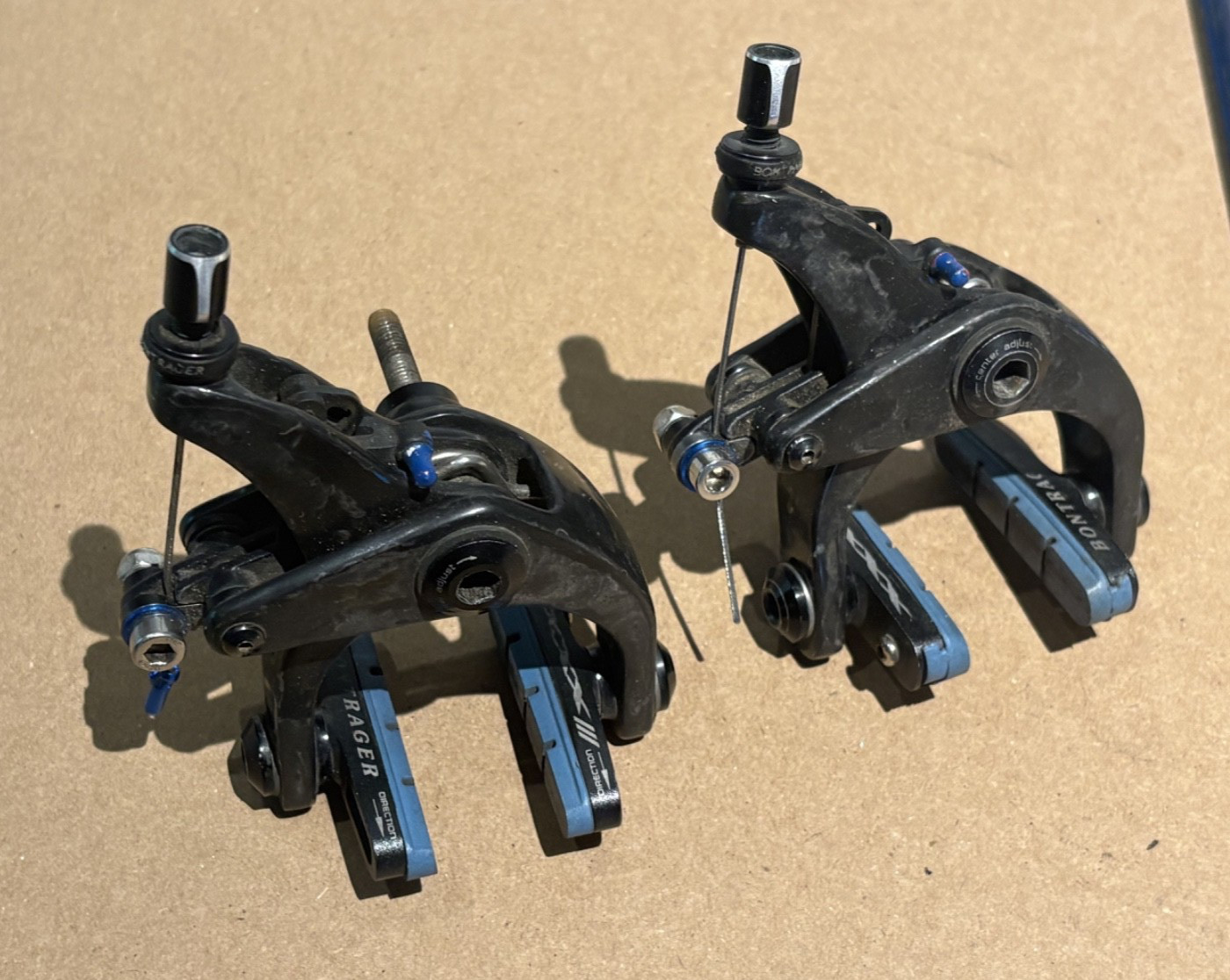 Bontrager race lite rim brake carbon calipers weight weenie 229 grams
