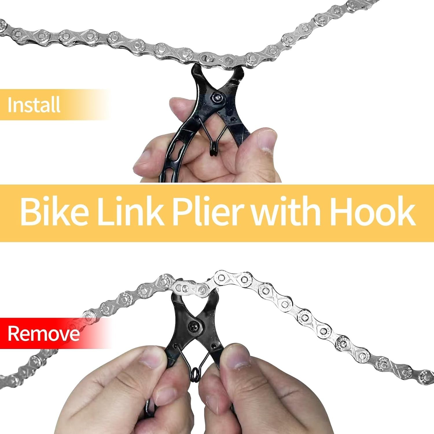 Bike Mechanic Repair Kit for 6/7/8 Speed Chains, Includes Link Plier & Breaker