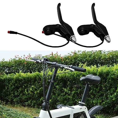 108PDD Ebike Brake Lever Set 2 Pin Male Brake Levers, Left and Right Power Off