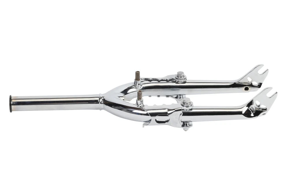 Haro Lineage 990 Forks w/folding flip up pegs – Chrome – 1 1/8 – New in box -RAD
