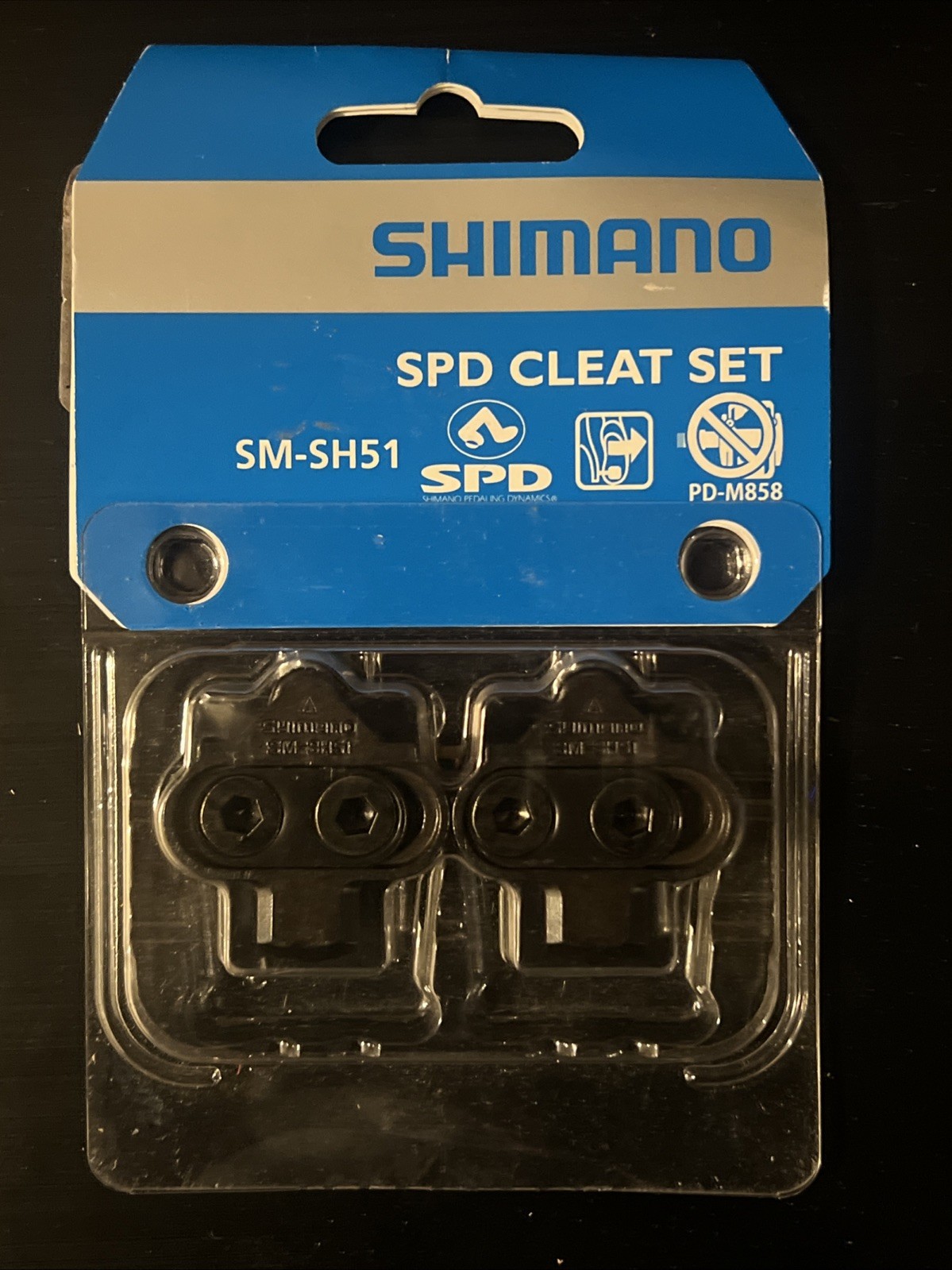 Shimano SPD SM-SH51 Single-Directional Release Cleats w/o Cleat Plate Nuts