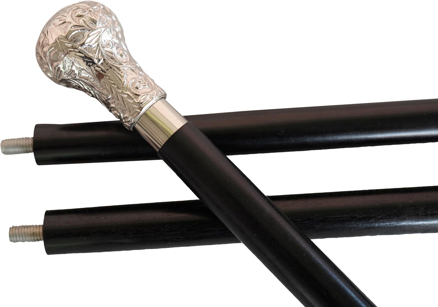 Replica of Bat Masterson Brass Walking Stick with Silver As show in picture