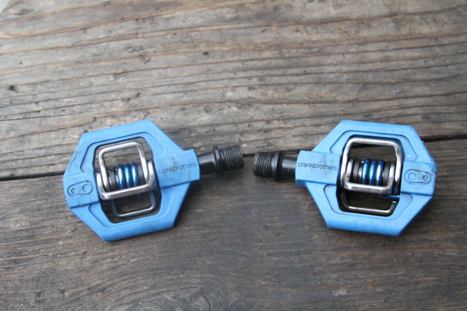 Crankbrothers Candy Clipless Pedals USED good BLUE no cleats