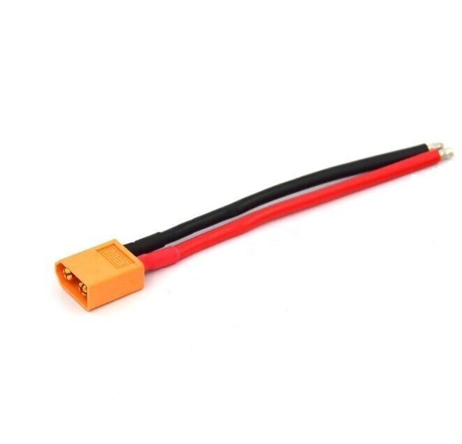 1Pair XT60 Plug Connector Female Male 10AWG Cable Wire Ebike Lipo Li-Ion Battery