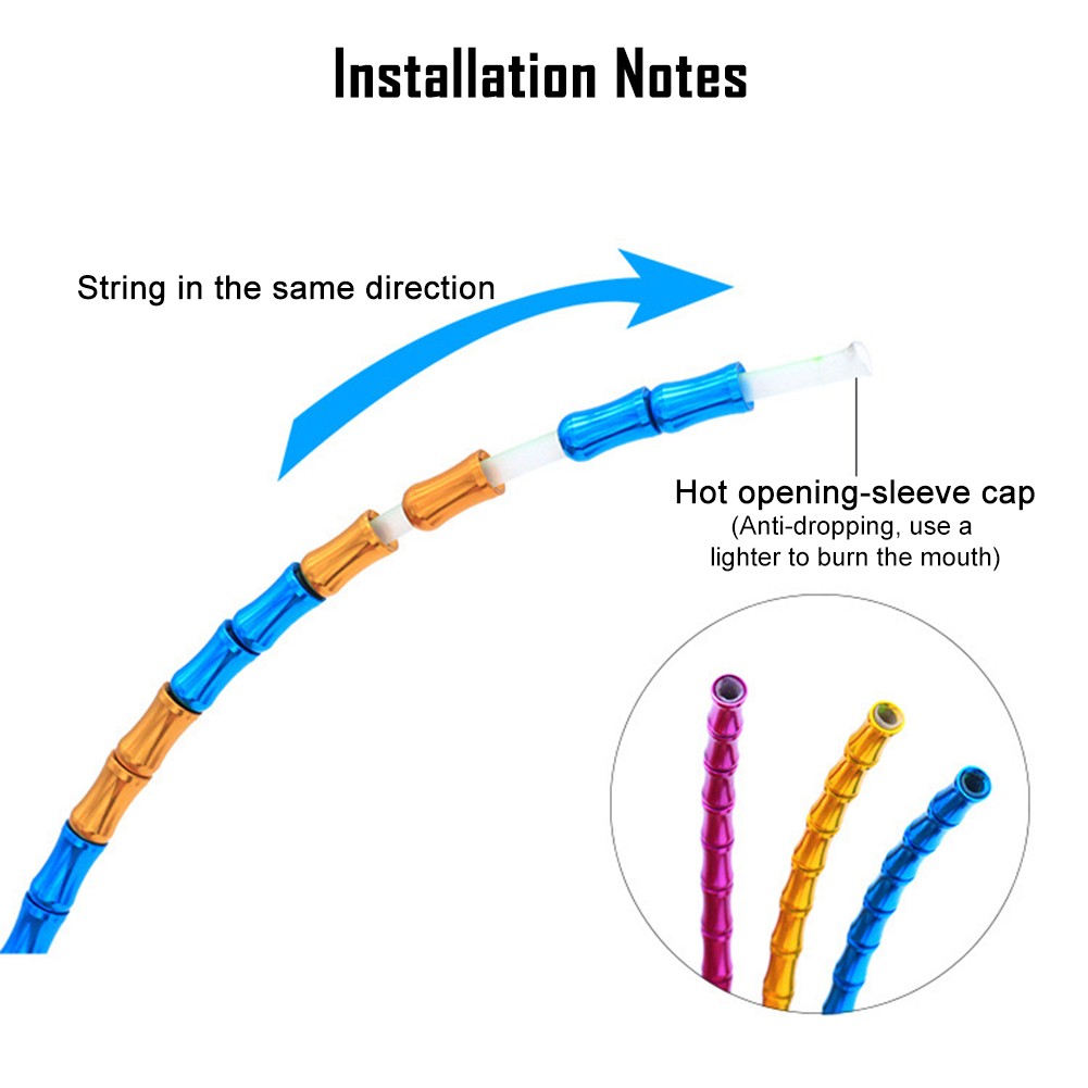 Bike Brake Cable Set Shift Housing Aluminum Links MTB Road Bicycle Brake Housing