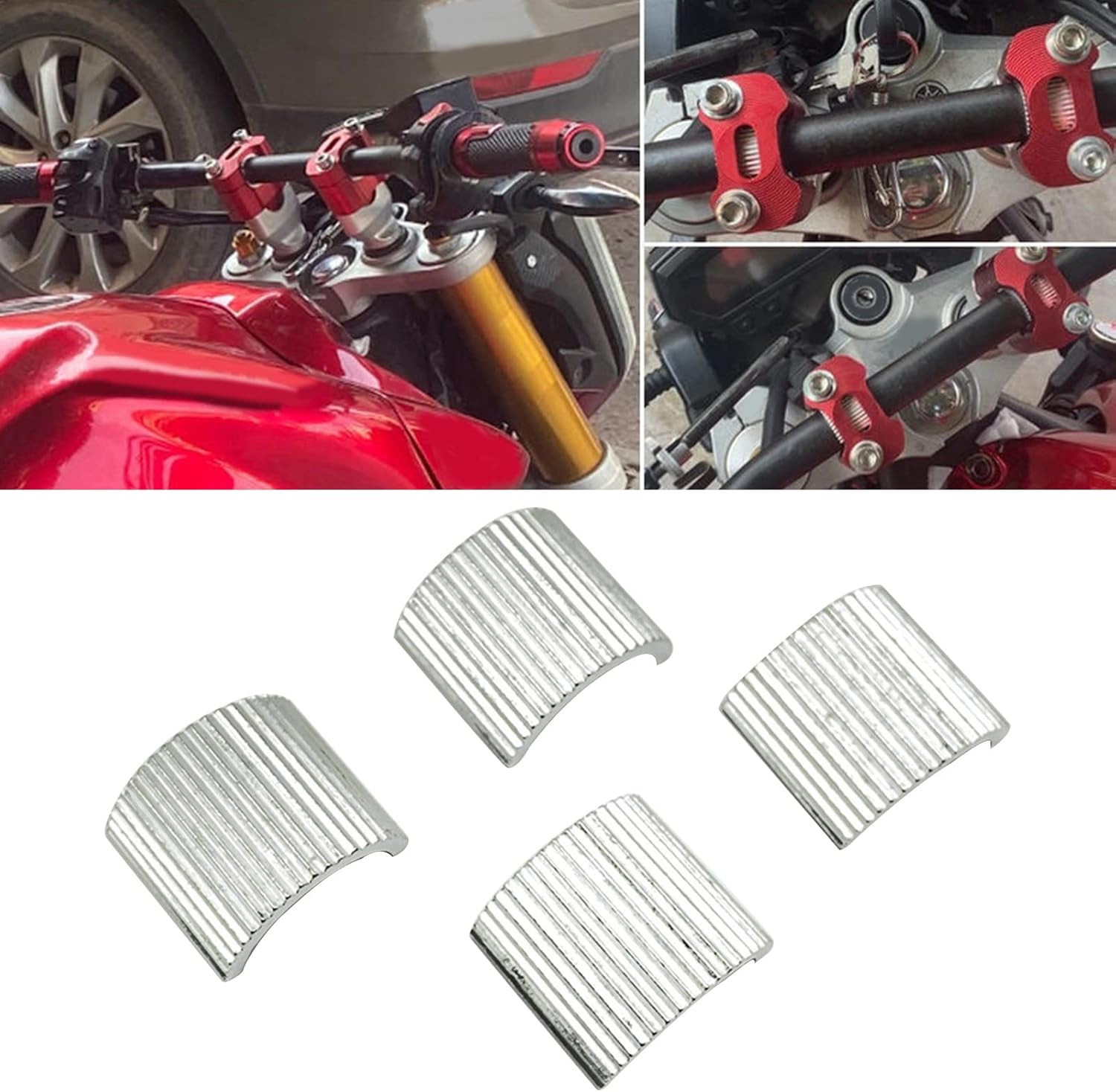 22mm to 28mm Motorcycle Handlebar Shim Spacer Aluminum Adapter Sleeve