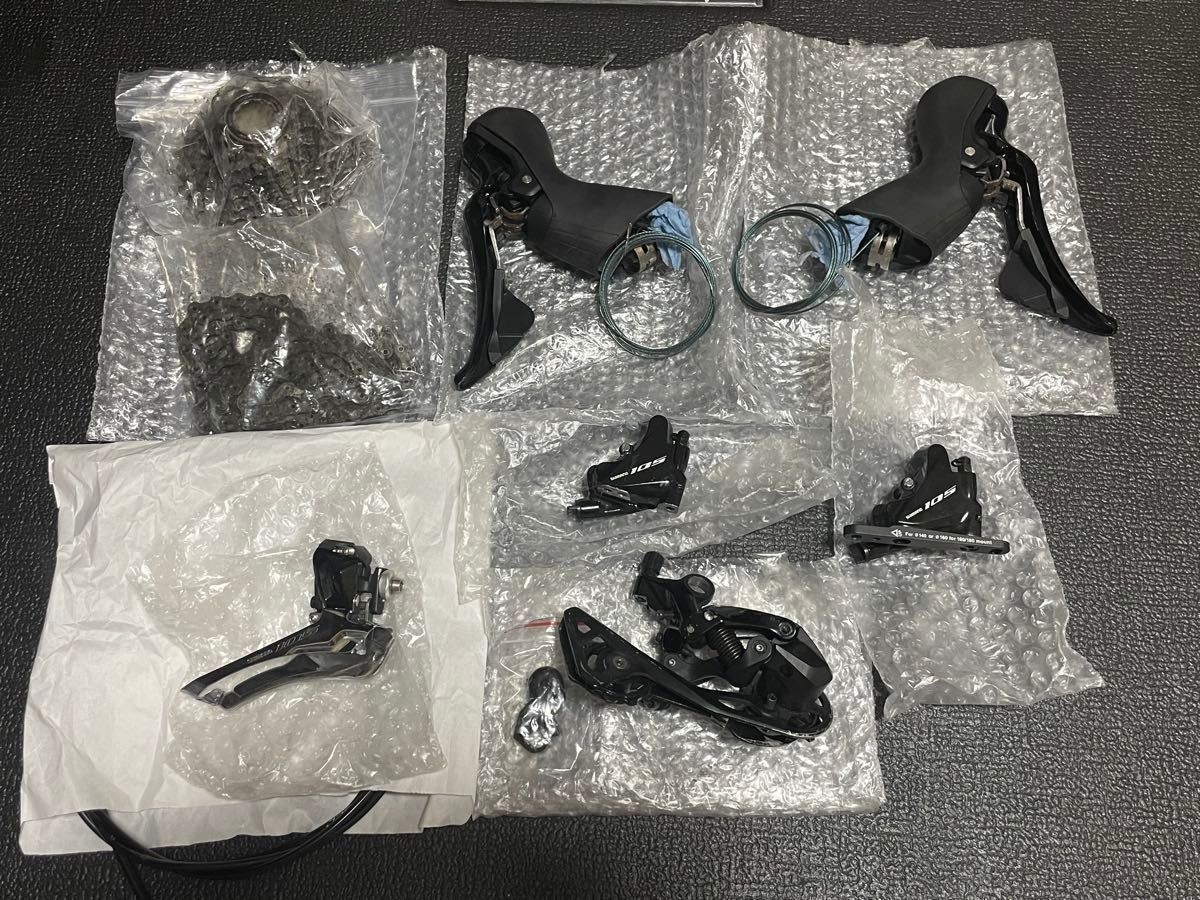 Shimano 105 R7000 Hydraulic Disc Groupset ST-R7025 FD RD CS BR CN 11-30T (Japan)