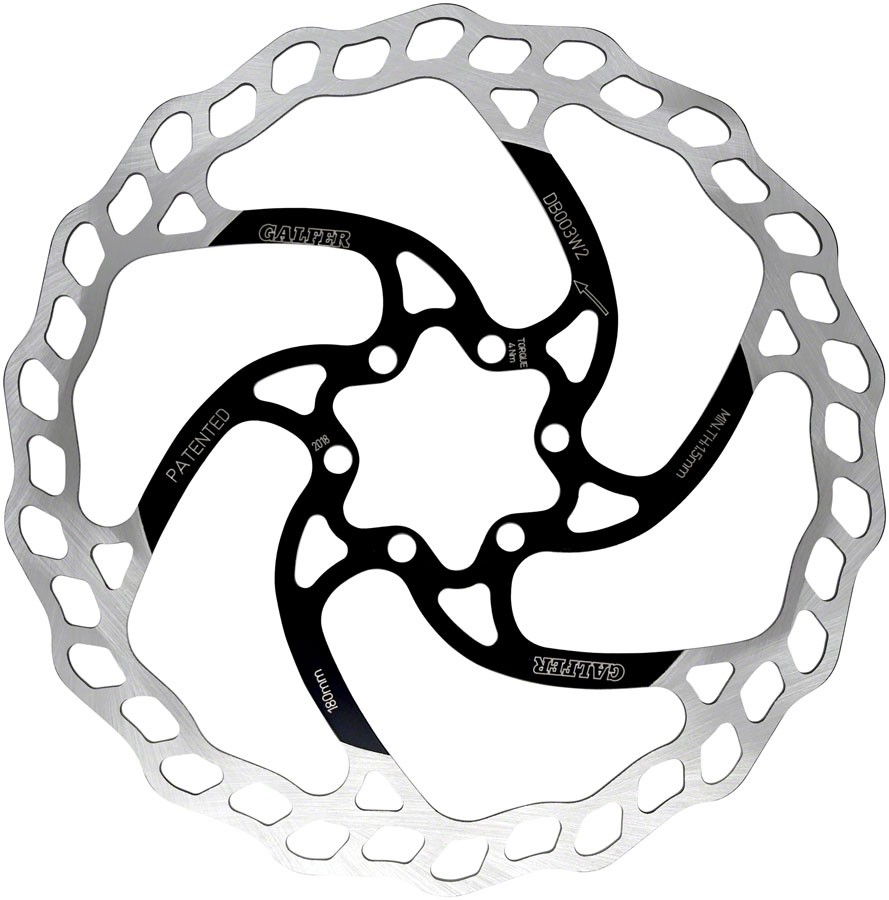 Galfer 180mm MTB/E-Bike Disc Brake Rotor Bundle – High Carbon Stainless Steel,