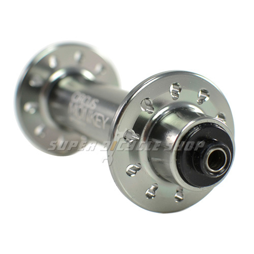 Circus Monkey HRW Road Hubs,24 Hole ,1 Pair, Dark Silver