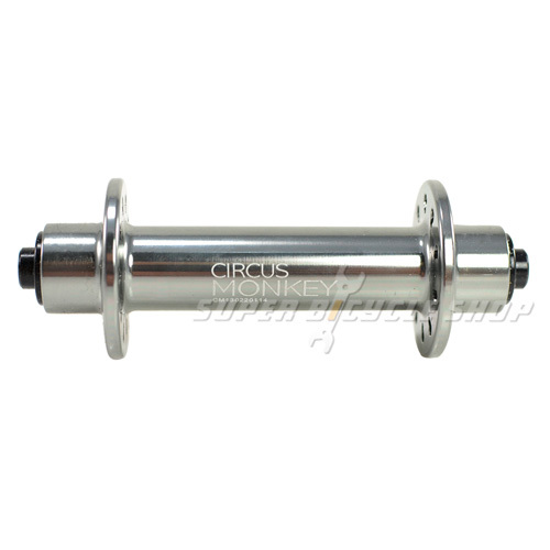 Circus Monkey HRW Road Hubs,24 Hole ,1 Pair, Dark Silver