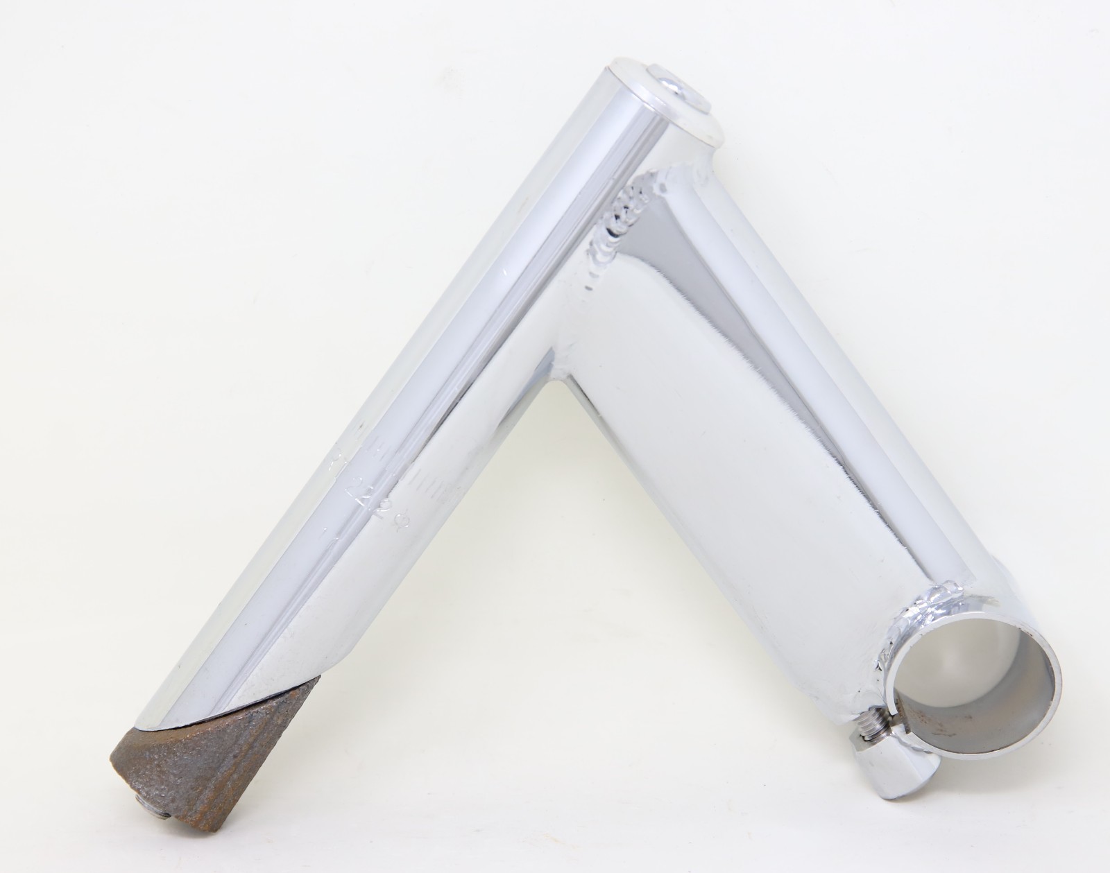 NOS 3T 3TTT MEGA MEGATUBE CHROMIX STEM 100MM 1″ CLAMP 25.8 CHROMED 90S VINTAGE