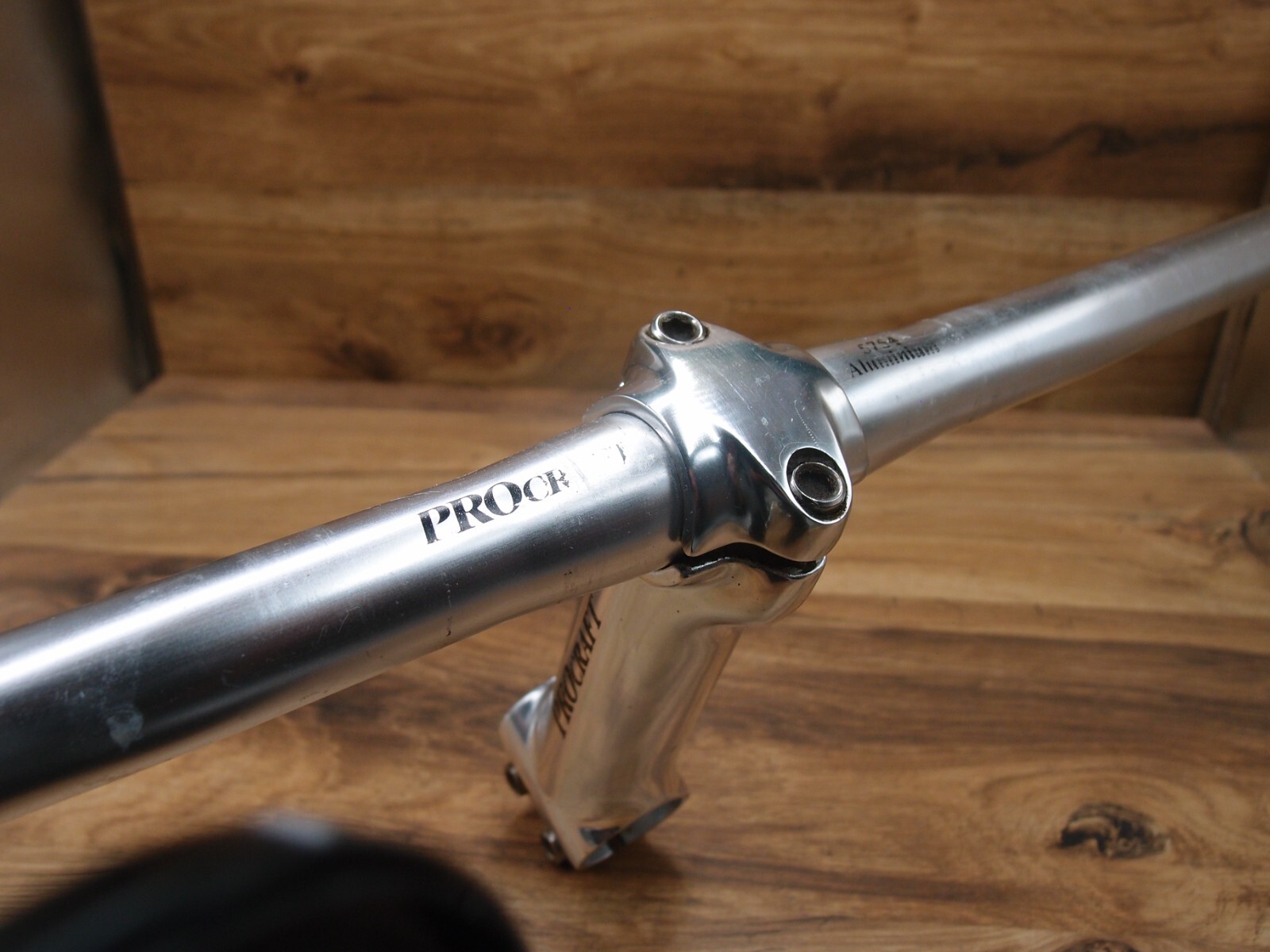 90’s MTB flat handlebar Procfraft alloy + ahead stem Procraft 1 1/8 in