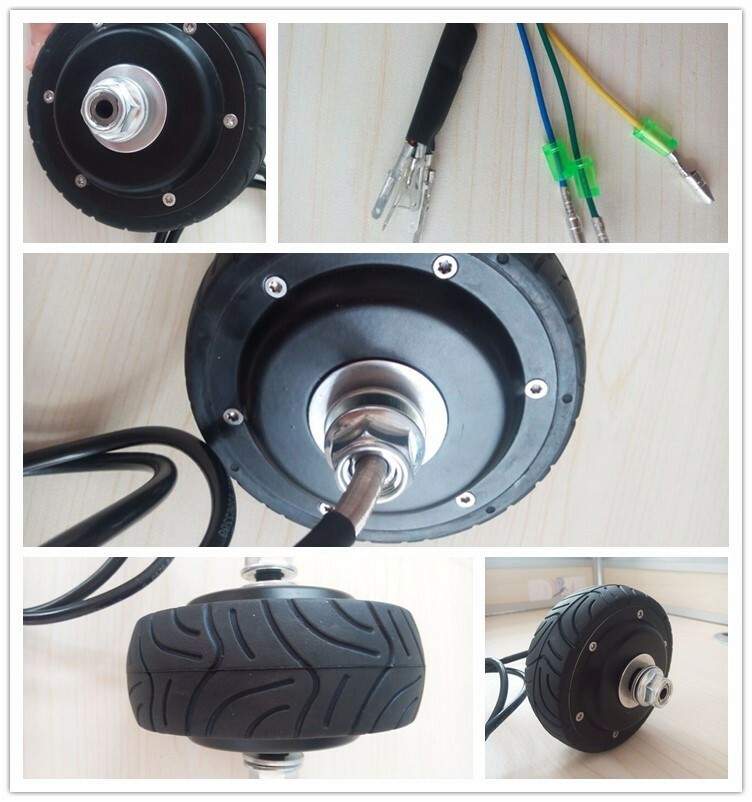 4 inch 24V36V BLDC electric motor wheel Double Single shaft Hub Motor for ebike