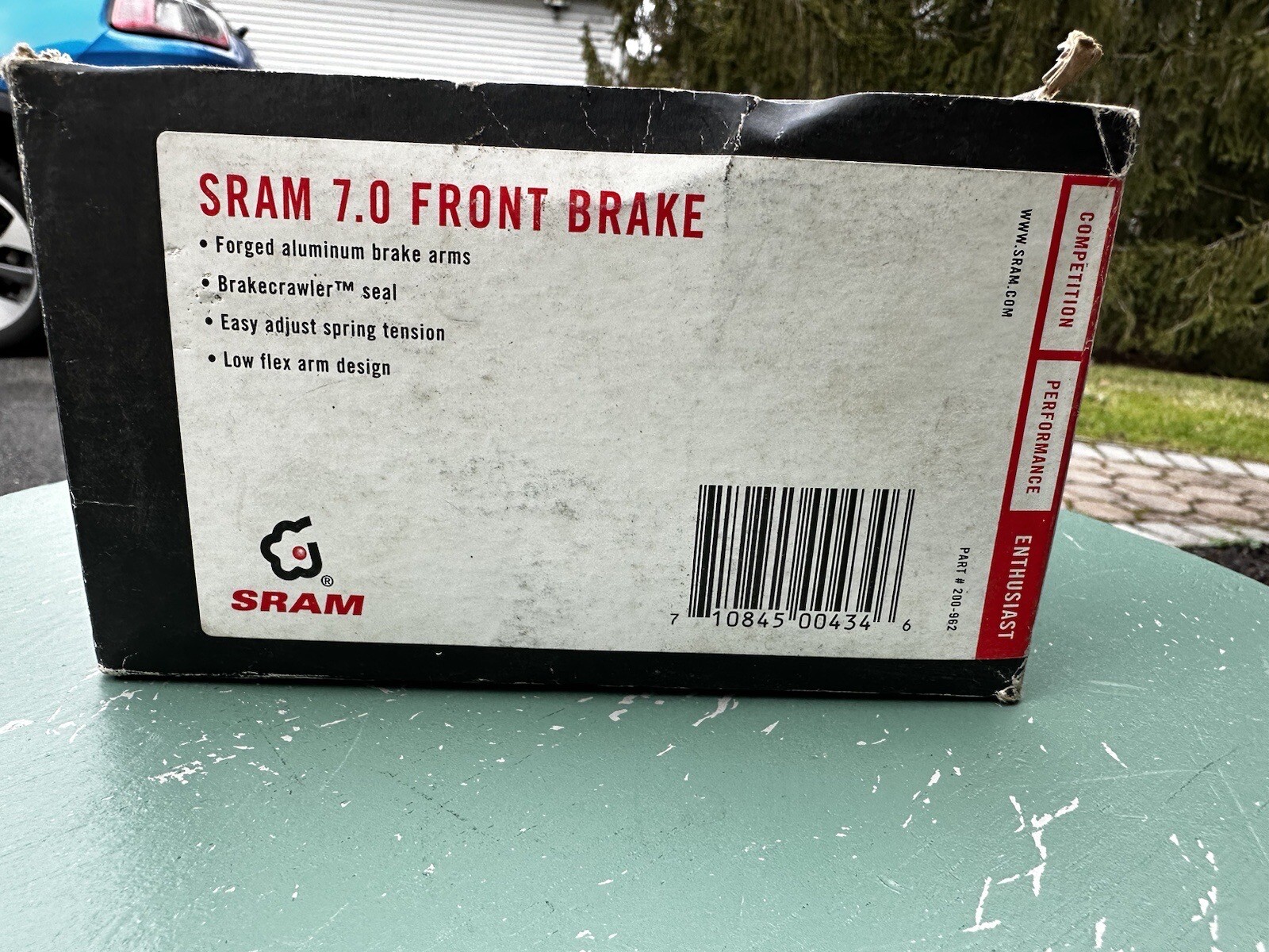 SRAM 7.0 Linear Pull Bike Brake Front Silver 200-962 Forged Aluminum