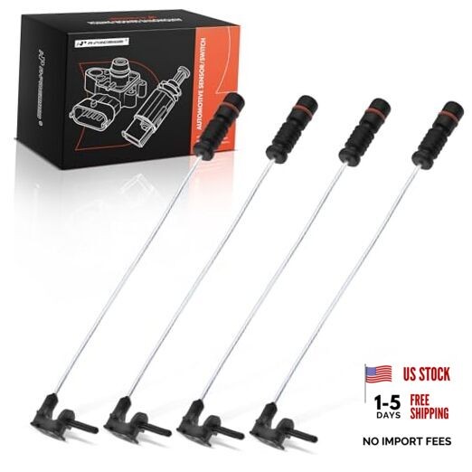 Front and Rear Disc Brake Pad Wear Sensors Compatible with Mercedes-Benz G500