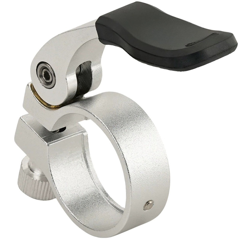 Quick Adjust Seatpost Clamp Silver Aluminum 78 mm Arm Length 34.9 mm ID